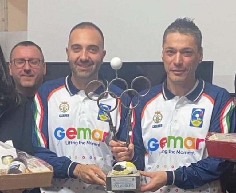 Bocce – La coppia della bocciofila Casalvieri domina il 3° trofeo Pino De Gasperis