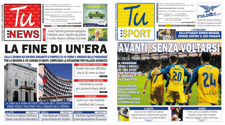 I nuovi numeri di ‘Tu News’ e ‘Tu Sport’: sfogliali gratuitamente