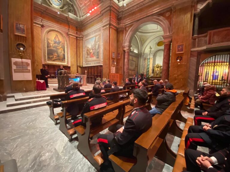 Precetto natalizio per i Carabinieri della Compagnia di Anagni