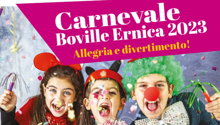 Boville Ernica, Carnevale 2023: quattro giorni di eventi