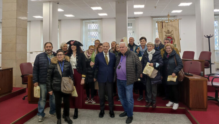 Da Verona per il Carnevale Storico Frusinate: il saluto del sindaco Mastrangeli