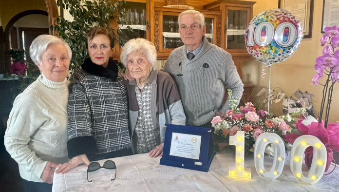 Frosinone, Cento anni di nonna Cesarina 001