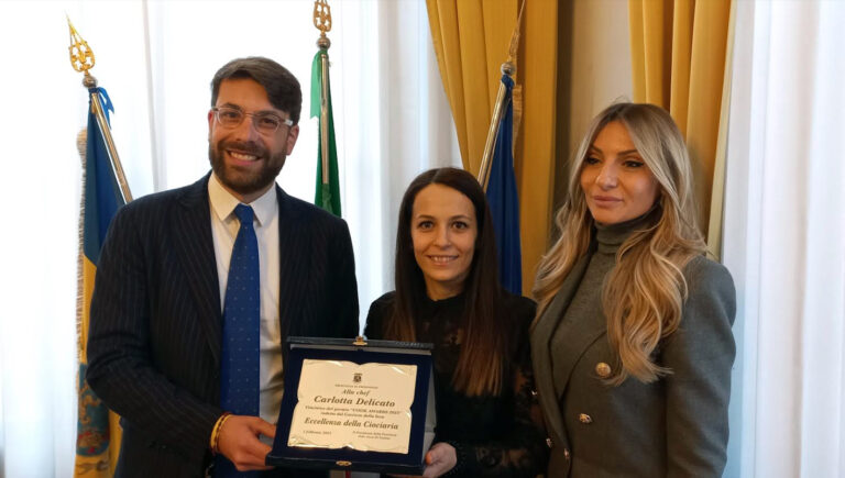 Provincia di Frosinone – L’Amministrazione consegna un importante riconoscimento alla chef ciociara Carlotta Delicato