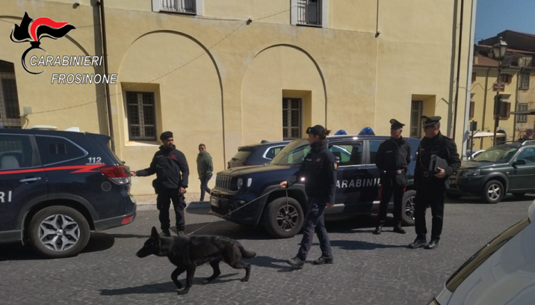 Controlli antidroga dei Carabinieri, due persone segnalate per uso di sostanze stupefacenti