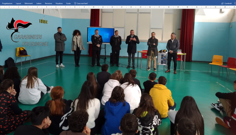 Gli alunni incontrano i Carabinieri nell’ambito del progetto “ Formazione alla Cultura della Legalità”