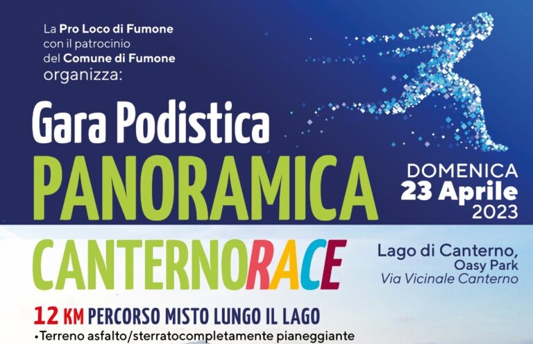 Fumone, ecco la prima gara podistica “Panoramica Canternorace”