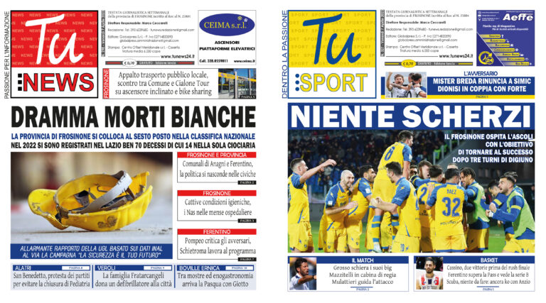 I nuovi numeri di ‘Tu News’ e ‘Tu Sport’: sfogliali gratuitamente