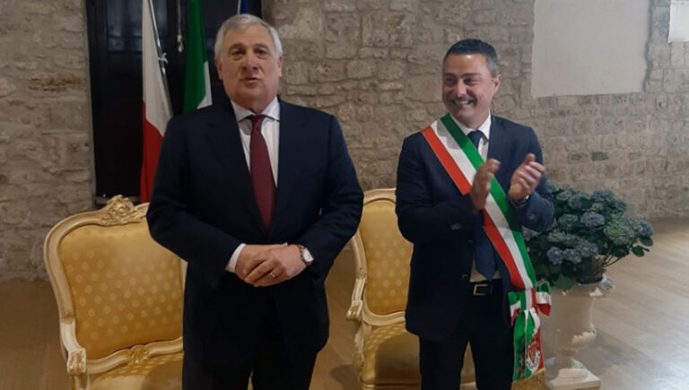 Anagni – Sabato scorso la visita del Vicepremier e Ministro degli Esteri, Antonio Tajani in città