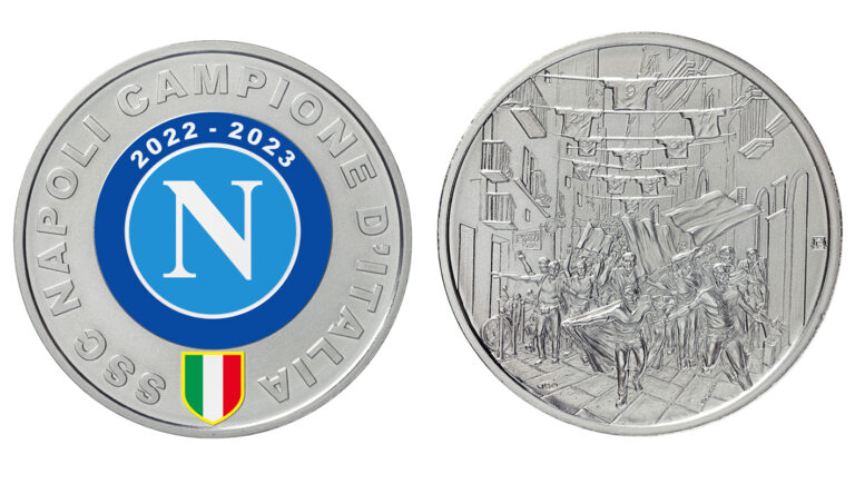 Poste italiane – Arriva anche in provincia di Frosinone la medaglia celebrativa del terzo scudetto del Napoli