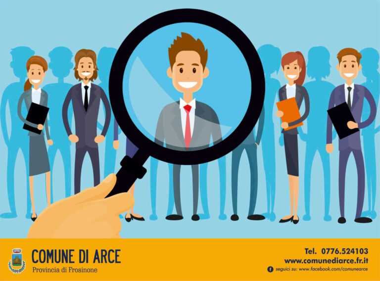 Arce – Il Comune cerca Tecnico comunale, domande fino al 15 maggio