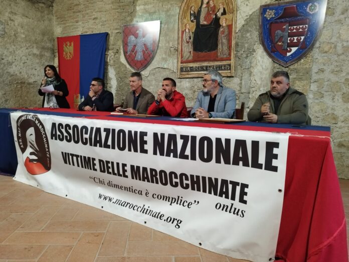il tavolo della presidenza del premio 18 maggio edizione 2023 a ceccano