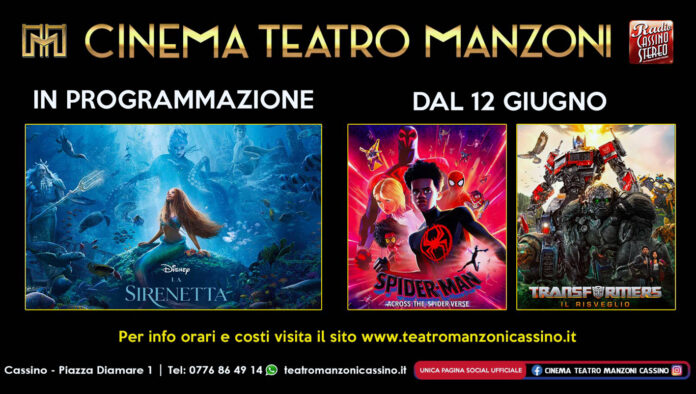 Cassino – Al Cinema Teatro Manzoni da oggi i due film che si contendono il podio