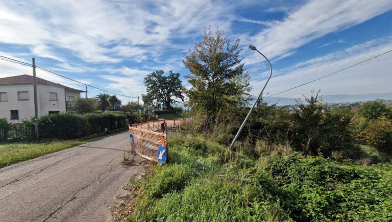 Arce – Frana in località Colleone, al via i lavori propedeutici per la sistemazione della strada provinciale