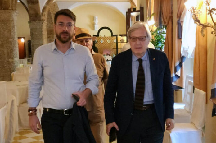 Vittorio Sgarbi e Luca Di Stefano