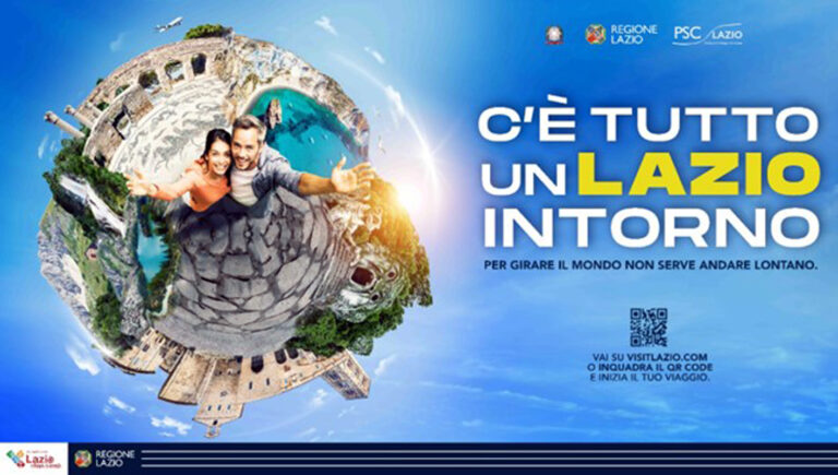 Regione – Turismo, al via la campagna di promozione turistica “C’è tutto un Lazio intorno”