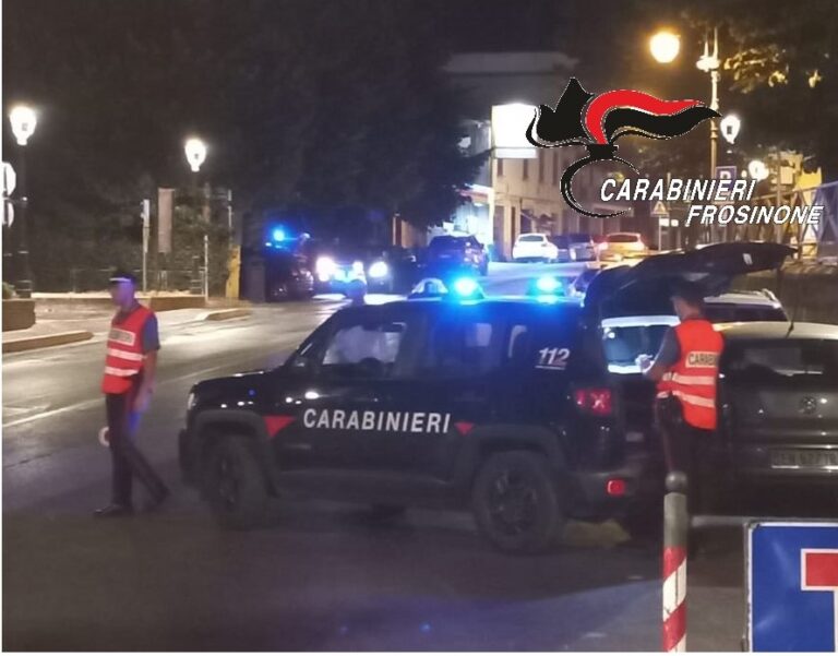 Alatri – Due persone segnalate in Prefettura e una denunciata per oltranza a pubblico ufficiale