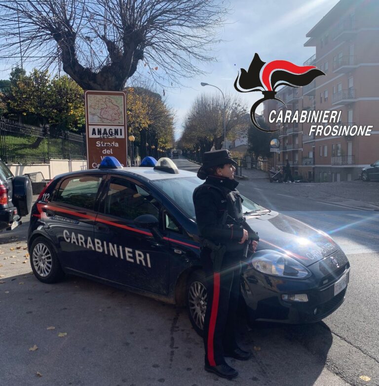 Anagni – Controlli dei Carabinieri, due giovani segnalati alla Prefettura per detenzione illecita di sostanze stupefacenti