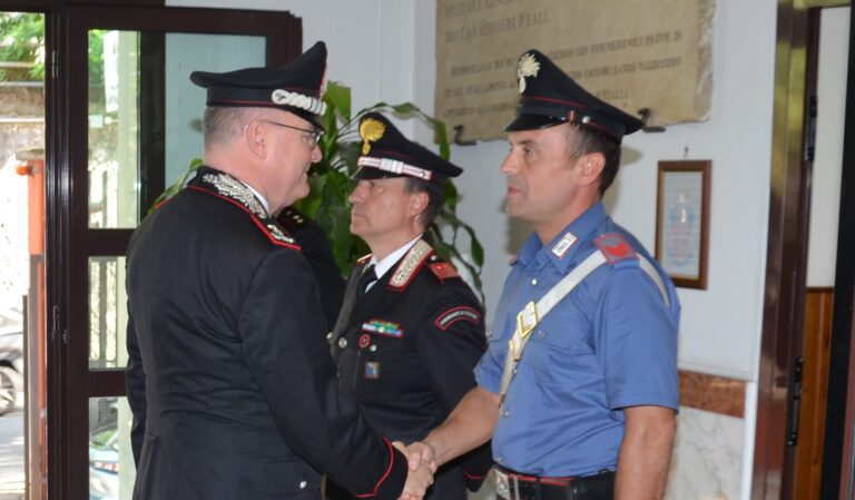 Il Comandante della Legione Carabinieri “Lazio” in visita al comando provinciale di Frosinone