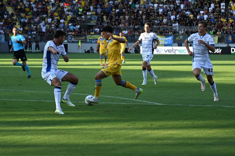 Frosinone-Atalanta 2-1, prima vittoria per i giallazzurri