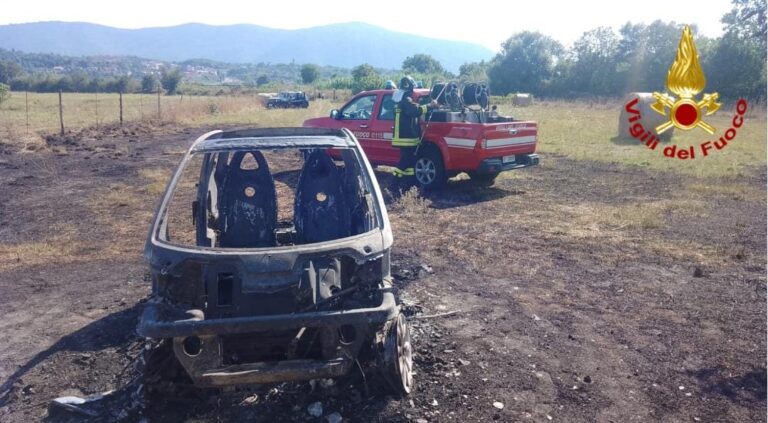 Vigilia di Ferragosto bollente per i Vigili del fuoco di Frosinone