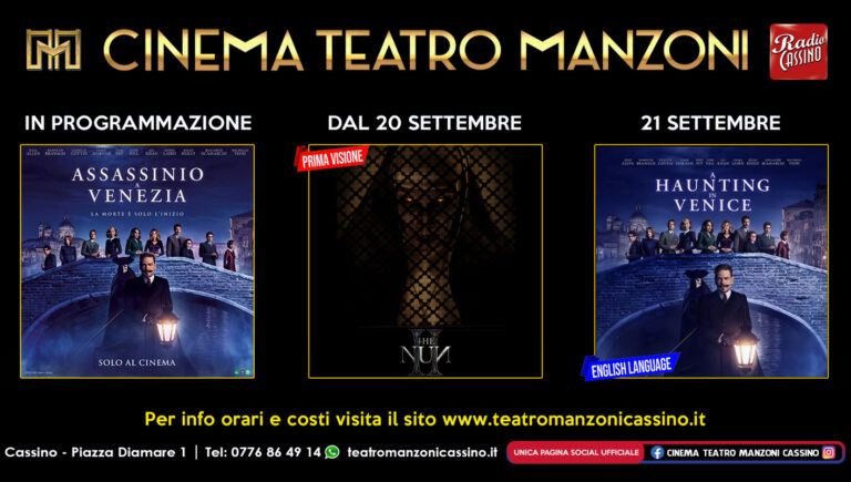 Cassino – Al Cinema Teatro Manzoni si passa da un horror all’altro, entrando nell’atmosfera demoniaca di “The Nun II”