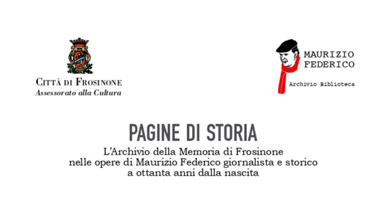 Frosinone, una targa e un convegno per ricordare Maurizio Federico