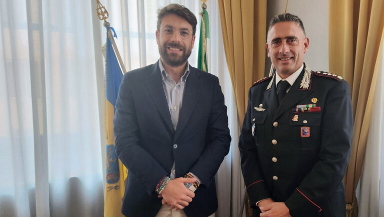 Provincia – Cambio al vertice dell’Arma, il presidente Luca Di Stefano dà il benvenuto al Colonnello Gabriele Mattioli