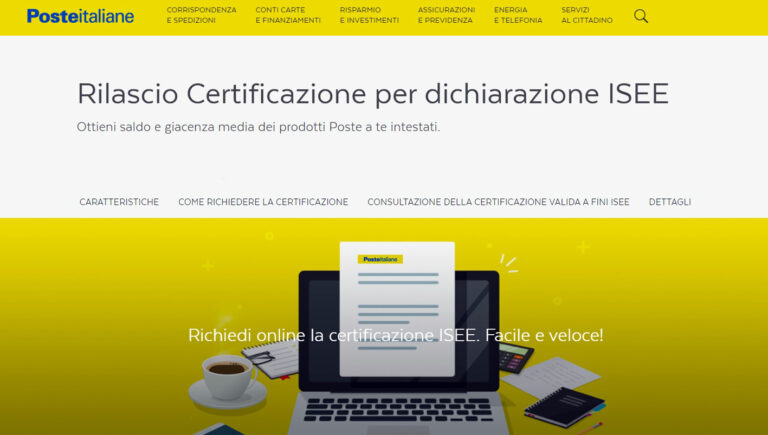 Poste Italiane: anche in provincia di Frosinone online i dati 2021 per richiedere l’ISEE