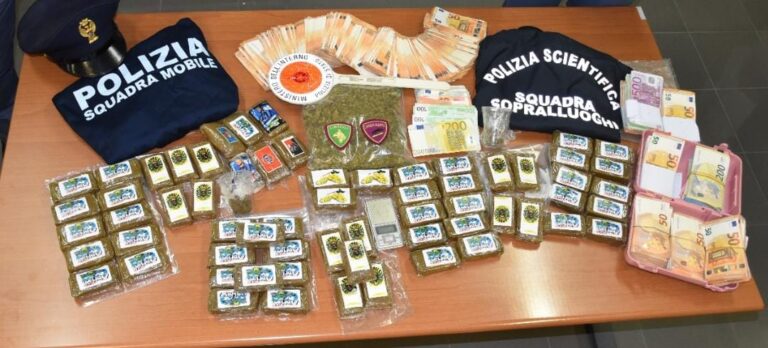 Frosinone – Trovato in casa con droga e 120mila euro: arrestato