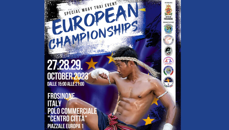 A Frosinone i Campionati Europei di Muay Thai