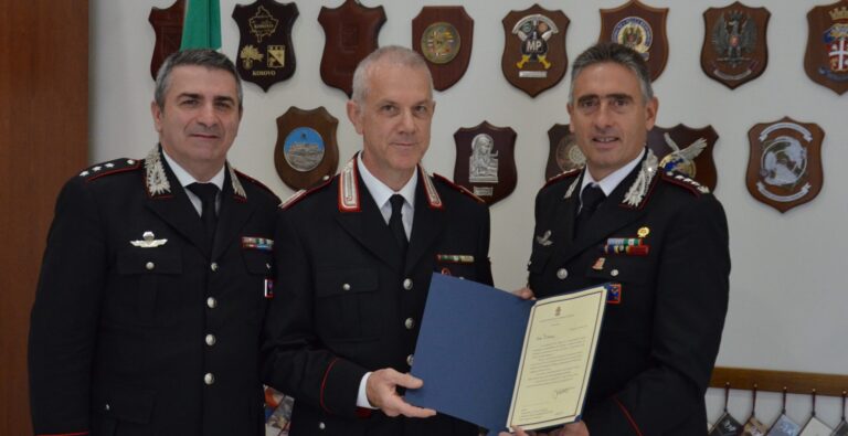 Il Luogotenente Bruno Nodargi lascia il servizio attivo
