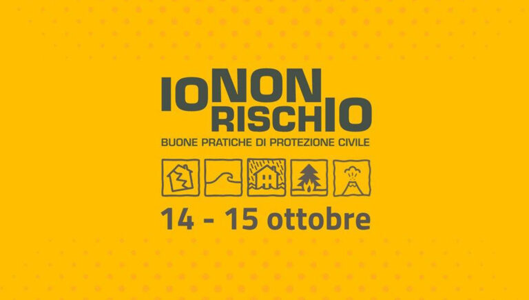 Protezione Civile, le buone pratiche di “Io non rischio”: il 14 e il 15 ottobre nelle piazze del Lazio