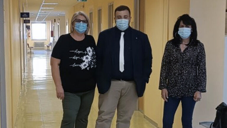 Alatri, sopralluogo all’Ospedale San Benedetto del sindaco di Fumone, Matteo Campoli e del comitato