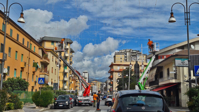 luminarie natale frosinone