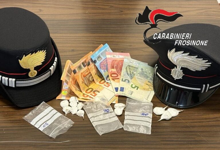 Ceccano, spaccio di sostanze stupefacenti: arrestato un 43enne