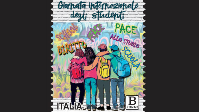 Poste Italiane – Emissione francobollo dedicato alla Giornata Internazionale degli studenti - SITO
