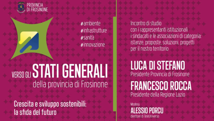 Stati Generali della Provincia Di Frosinone - SITO