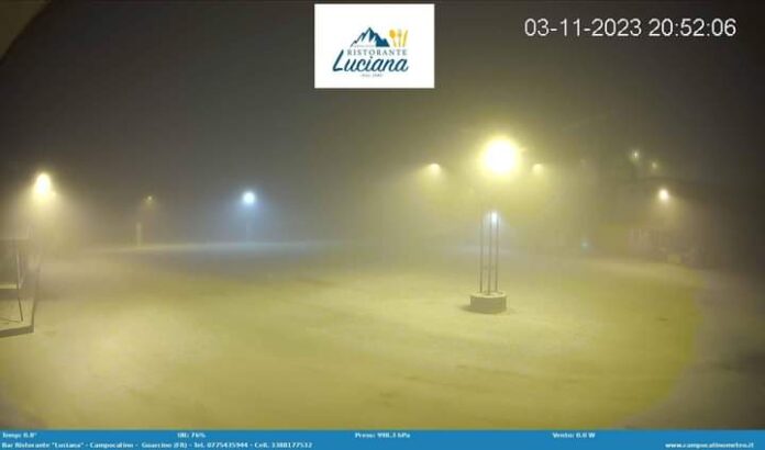 campocatino, prima neve