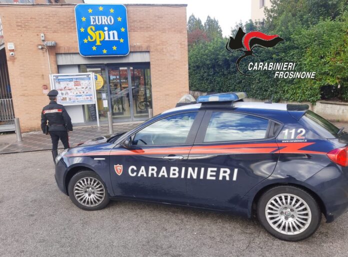 eurospin cassino carabinieri
