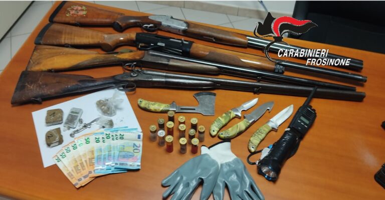 I carabinieri di Amaseno arrestano due presunti ladri armati