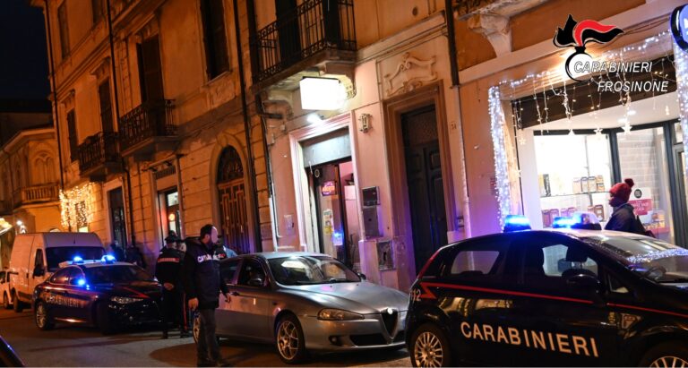 Sora – Controllo del territorio a Natale: trovata droga e persone ubriache alla guida