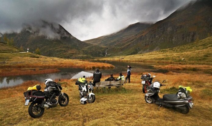 In viaggio con la motocicletta
