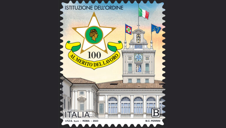 Poste Italiane – Emissione francobollo Onorificenza della Stella al Merito del Lavoro