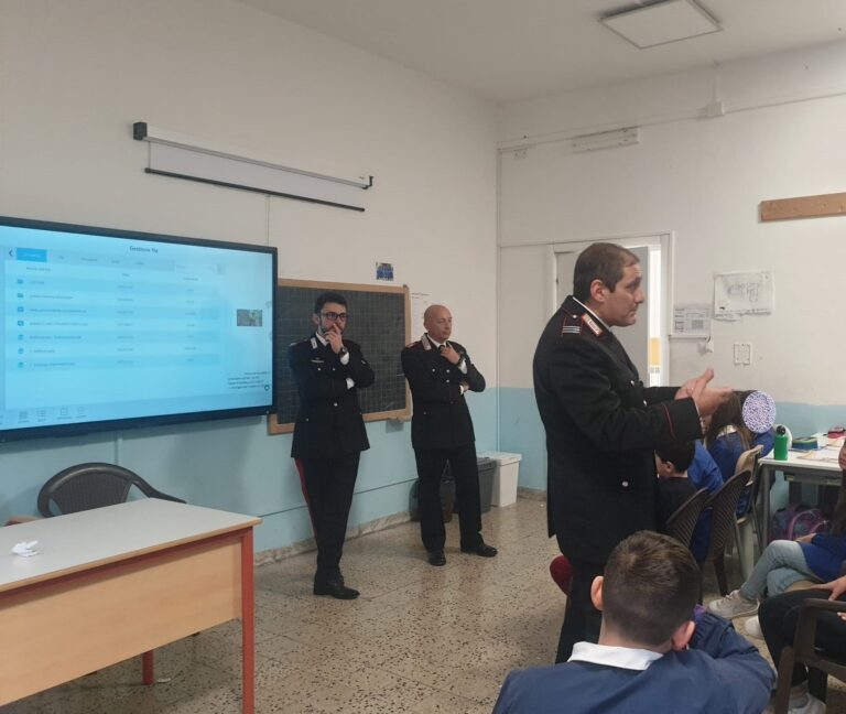 I Carabinieri incontrano gli alunni del Taggi di Anagni-Sgurgola