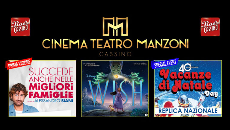 Cassino – Con “Succede anche nelle migliori famiglie”, un inizio anno da record per il Cinema Teatro Manzoni