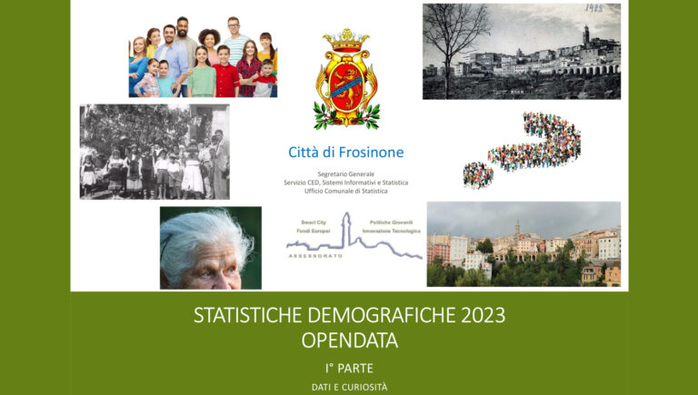 Frosinone, le statistiche demografiche della città: l’analisi dell’assessore Sardellitti