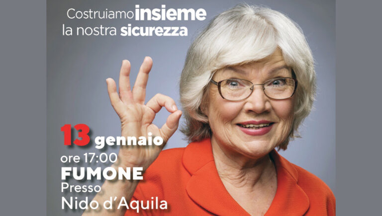 Fumone, al Nido d’Aquila arriva la campagna di prevenzione per le truffe agli anziani e il tesseramento al Circolo 2024