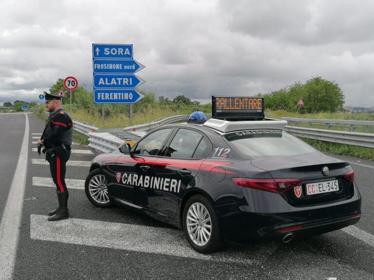 Alatri, trovato con l’hashish in auto rifiuta i test antidroga. Nei guai un uomo del posto