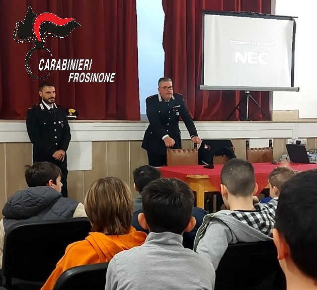 Progetto “Educazione alla legalità”: incontro Carabinieri e studenti delle scuole di Paliano