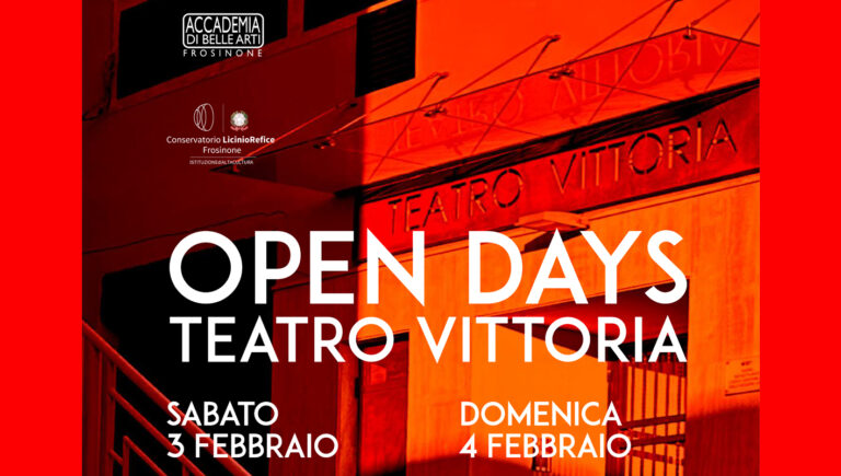 Frosinone, tutto pronto per gli open days del Teatro Vittoria